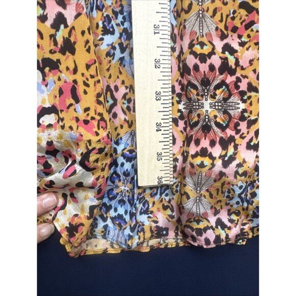 Bhanuni By Jyoti Anthropologie Panthera Animal Print Maxi Skirt Lined Full 6 - Picture 9 of 12